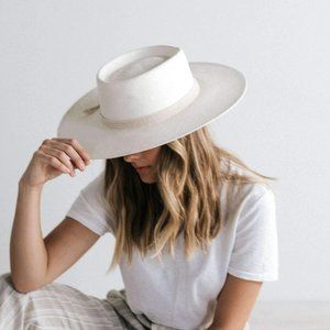 Gigi Pip Ivory Straw Hat